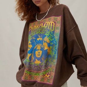 Oversized Pink Floyd Crewneck